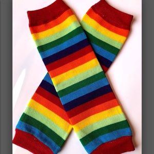 Rainbow Leg Warmers